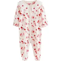 Next Pyjama crème / rouge foncé
