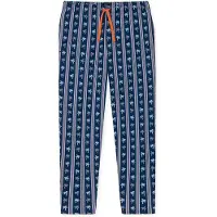 Schiesser Pantalon de pyjama 'Mix Relax' bleu roi