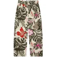 Schiesser Pantalon de pyjama crème / kaki / rose / rouge clair