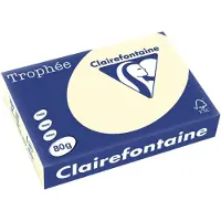 Clairefontaine Ivoire A4 Papier couleur 210 g/m² (250 feuilles)