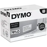 Dymo S0947420 - (102 mm x 59 mm) 2 rouleaux - Noir sur blanc - Étiquette