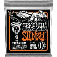 Ernie Ball 3122 Coated Titanium Hybrid Slinky 9-46