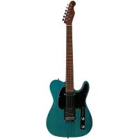Fazley Outlaw Series Coyote Plus SS Blue guitare électrique avec housse
