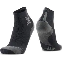X-socks - Chaussettes de trail/running - Run Discover Ankle Black/Charcoal - Taille 45-47 - Noir