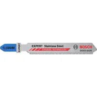 Bosch Lame de scie sauteuse Expert Stainless Steel T118AHM, 83 mm, 2 pièces