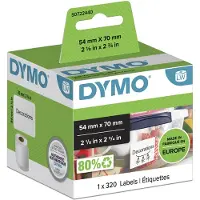 Dymo 99015 (S0722440) - (54 mm x 70 mm) - Noir sur blanc - Étiquette