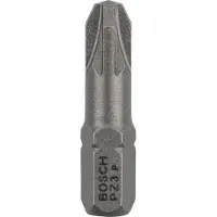 Bosch Pz3 C 25 Mm Screwdriver Cross-shaped Bit 25 Units Gris
