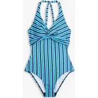Bonprix Maillot 1 pièce dos nu, effet croisé