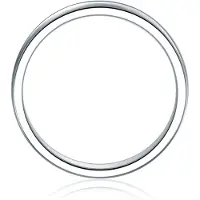 Männerglanz Bague argent