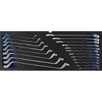 Bgs Insert en mousse pour art. 3312 : anneau double, jeu de clés mixtes | 20 pcs.