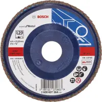 Bosch Plateau à lamelles X551 Expert for Metal, droit, 115 mm, 120 (120)