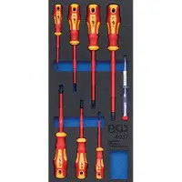 Bgs Jeu de tournevis VDE 8 pièces 1/3 tiroir