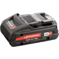 Rothenberger Batterie RO BP18/4 Li-HD Batterie - 18V / 4,0 Ah ( 1000002548 )