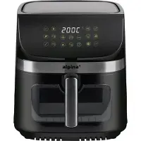 Alpina Heissluftfritteuse 9L 1800W, Friteuse, Noir