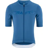 Craft Endur Logo Short Sleeve Jersey Bleu 2XL Homme