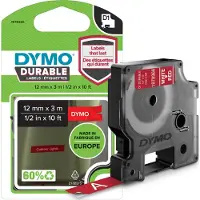 Dymo Ruban Dymo Durable 1978366 Blanc sur rouge (12 mm)