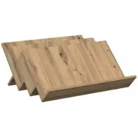 vidaXL Étagère à revues Chêne Artisan 65 x 53 x 28,5 cm Matériau dérivé du bois