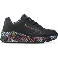 SKECHERS Baskets basses enfant UNO LITE filles - Noir - 39 1/2
