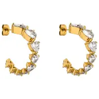Purelei Boucles d'oreilles 'True Love' argent