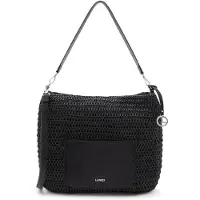 L.credi sac à épaule sac à épaule bandoulière Ramina Hobo Bag Schwarz noir