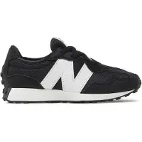 New Balance unisex pour enfant. PH327V1 Chaussures 327 Bungee Lacet noir (34.5), Plat, Lacets, Casuel, mode enfantine