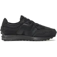 New Balance 327 Bungee Lace Running Shoes Noir EU 28 Garçon