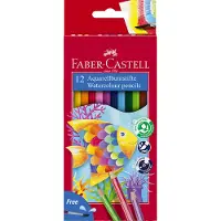 Faber-Castell Crayons aquarelle classiques (12x)