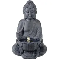 Lumineo Fontaine Extérieure De Bouddha 45 Cm