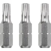 Kwb 3 embouts T-Torx de 25 mm, série 10 Industry SB