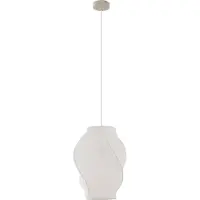 LUCANDE Suspension , Tovina, dimmable, Blanc, Salle à manger, Tissu / textile, Scandinave