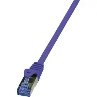 Logilink CAT 6A Patchkabel 10G S/FTP PIMF PrimeLine violett 0,25 m