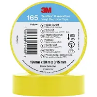 3M 165yl5e Ruban Isolant Jaune (l X L) 20 M X 19 Mm 1 Pc(s) V064183