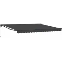 vidaXL Cadre d'auvent anthracite 400 x 300 cm