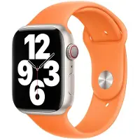 Apple Watch 42/44/45 mm Silicone Bracelet Sport Orange Vif