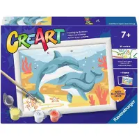 Ravensburger CreArt Peinture par numéros - Dauphin bondissant