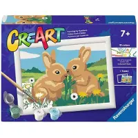 Ravensburger CreArt Peinture par numéros - Les amis lapins
