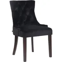 CLP Chaise de salle à manger Aberdeen velours antique