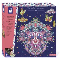 Janod Set de bricolage multi-activités Animaux - Boîte de jeux créatifs