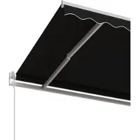 vidaXL Store automatique rétractable 500x350 cm Anthracite