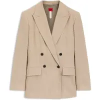 HUGO Azenia 10278993 Blazer Beige 36 Femme