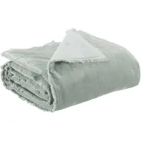 Vivaraise Plaid uni Fara titane - 260× 260 cm