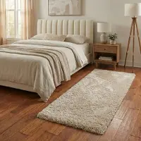 NATURL. Tapis de couloir lavable - Blaze Beige | 80x200 cm | Tapis de couloir | Pile haute
