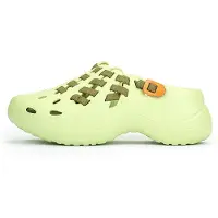 Pikolinos Sabots 'Romana' olive / vert pastel / orange