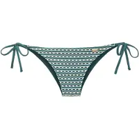 Copenhagen Studios Bas de bikini pétrole / blanc