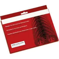Ideal Office Feuilles lubrifiantes pour destructeur de documents à coupe croisée, 18 feuilles