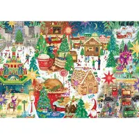 Gibsons Puzzle édition spéciale or : Noël autour du monde 500 pièces