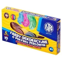 Astra Peintures décoratives aux reflets nacrés 6 couleurs 10 ml