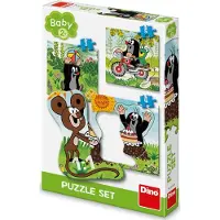 Dino Bikes Jouets DINO Puzzle bébé 3-5 - Taupe dans la prairie