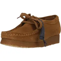 Clarks Mocassin 'Wallabee Cola Suede' marron