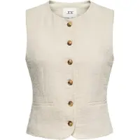 JDY Gilet de costume 'JDYCara' beige clair